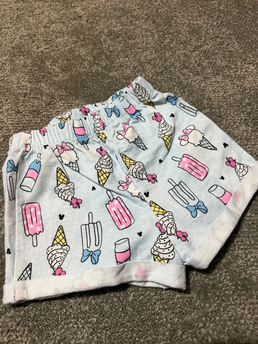 Disney Jr. Minnie Mouse 3T‎ ice cream themed shorts super cute and soft